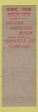 Matchbook Cover - MacMillan Ring Free Oil Louisville KY