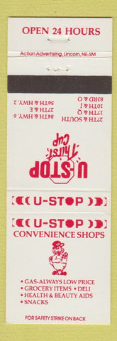 Matchbook Cover - U Stop Convenience Shops