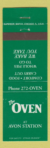 Matchbook Cover - The Oven at Avon Station
