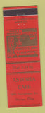Matchbook Cover - Astoria Cafe Warren OH