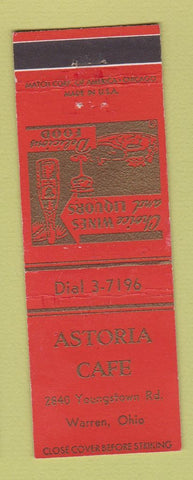 Matchbook Cover - Astoria Cafe Warren OH