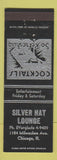 Matchbook Cover - Silver Hat Lounge Chicago IL