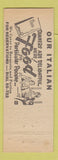 Matchbook Cover - Village Tavern Meadville PA restaurant