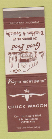 Matchbook Cover - The Chuck Wagon Cleveland OH