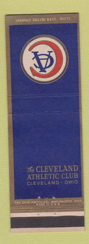 Matchbook Cover - Cleveland Athletic Club OH