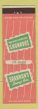 Matchbook Cover - Shannon's Lounge Bar Cleveland OH