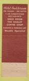 Matchbook Cover - Hotel Auditorium Chalet Cleveland OH