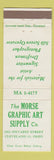 Matchbook Cover - Morse Graphic Art Supply Cleveland OH