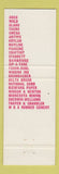 Matchbook Cover - Morse Graphic Art Supply Cleveland OH