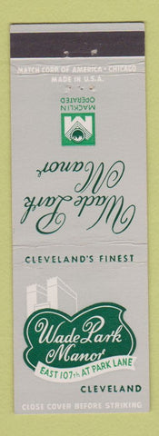 Matchbook Cover - Wade Park Manor Hotel Cleveland OH