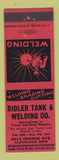 Matchbook Cover - Ridler Tank and Welding Cleveland OH