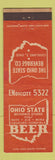 Matchbook Cover - Ohio State Beverage Stores Liquor Cleveland OH