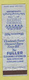 Matchbook Cover - Fuller Cleaning Dyeing Cleveland OH 1946
