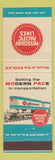 Matchbook Cover - Missouri Pacific Lines Railroad Modern Pace
