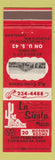 Matchbook Cover - La Siesta Motel Cleveland OH