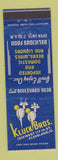 Matchbook Cover - Kluck Bros Cleveland OH restaurant