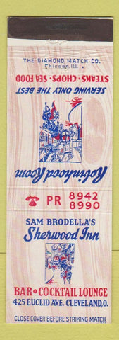 Matchbook Cover - Sam Brodella's Sherwood Inn Cleveland OH