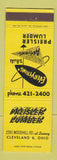 Matchbook Cover - Preisler Lumber Cleveland OH