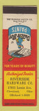 Matchbook Cover - Dutch Boy Paints Riverside Hardware Cleveland OH