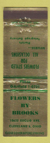 Matchbook Cover - Flowers by Brooks Florist Cleveland OH