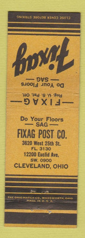Matchbook Cover - Fixtag Post Cleveland OH