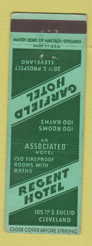Matchbook Cover - Regent Hotel Cleveland OH