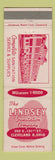 Matchbook Cover - Lindsey Sanitation Company Cleveland OH