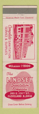Matchbook Cover - Lindsey Sanitation Company Cleveland OH