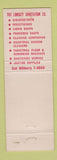 Matchbook Cover - Lindsey Sanitation Company Cleveland OH