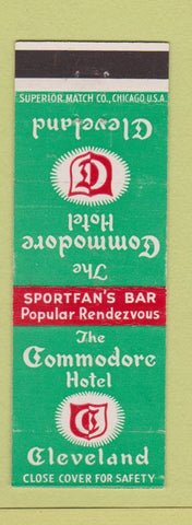 Matchbook Cover - Commodore Hotel Cleveland OH