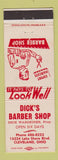 Matchbook Cover - Dick's Barber Shop Cleveland OH
