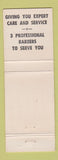 Matchbook Cover - Dick's Barber Shop Cleveland OH