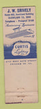 Matchbook Cover - Curtis Lighting Chicago New York City Toronto 1947 WEAR