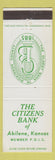 Matchbook Cover - Citizens Bank of Abilene KS