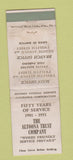 Matchbook Cover - Altoona Trust Company PA 1951 WORN