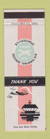 Matchbook Cover - Air Terminal Services Washington National Airport DC