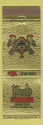 Matchbook Cover - Pub Holiday Inn State College PA