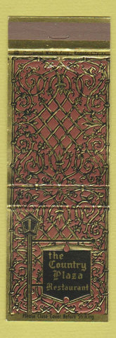 Matchbook Cover - Country Plaza Restaurant Oklahoma City OK Route 66