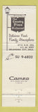 Matchbook Cover - Country Plaza Restaurant Oklahoma City OK Route 66