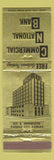 Matchbook Cover - Commercial National Bank Kansas City KS