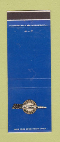 Matchbook Cover - Western Maryland Railroad