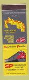 Matchbook Cover - Southern Pacific Railroad