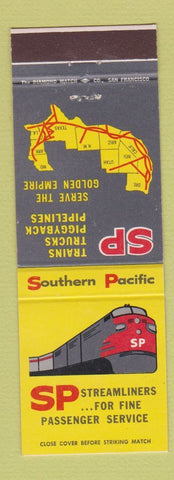 Matchbook Cover - Southern Pacific Railroad