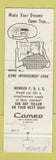 Matchbook Cover - Citizens Bank of Juneau WI