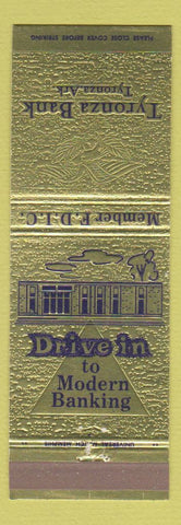 Matchbook Cover - Tyronza Bank AR