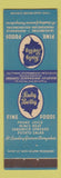 Matchbook Cover - Lady Betty Fine Foods
