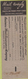 Matchbook Cover - Insurance Rex Lockhart Charleston WV