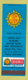 Matchbook Cover - Union City Biltmore Motor Hotel TN Quality Courts