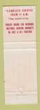 Matchbook Cover - Luccioni's Italian Restaurant Cleveland OH