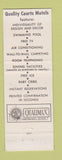 Matchbook Cover - Crislip Motor Lodge Grafton WV Quality Motels